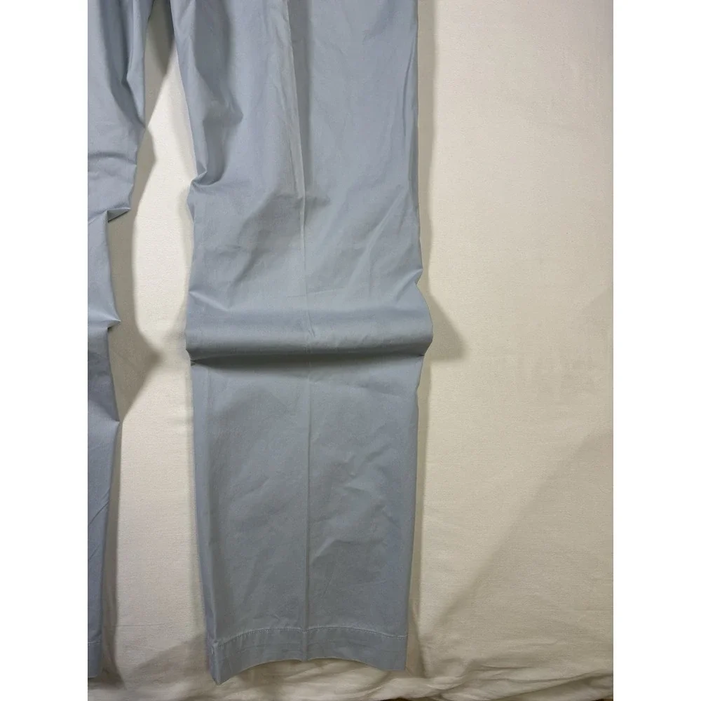 Polo Ralph Lauren Mens 36x34 Light Blue Pima Cotton Chino Flat Front Pants